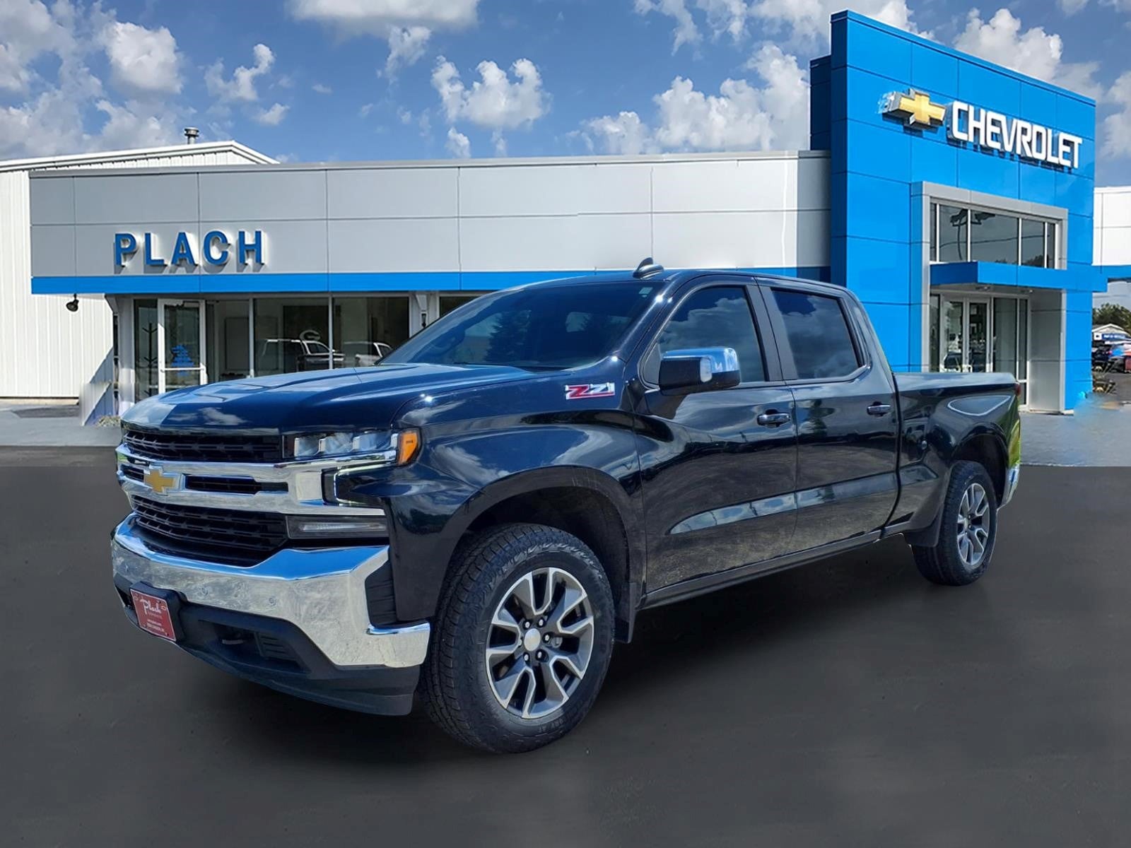 2022 Chevrolet Silverado 1500 LTD LT in Black — front three-quarter view